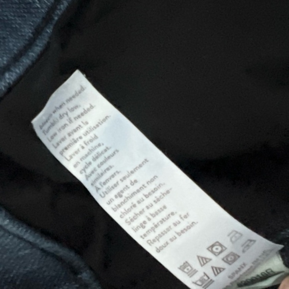 Spanx Blue Cotton Skinny Jeggings Pull on Jeans Jean-ish Ankle Leggings - Picture 8 of 9